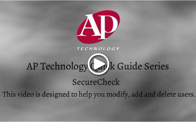 Add and Modify Users in SecureCheck